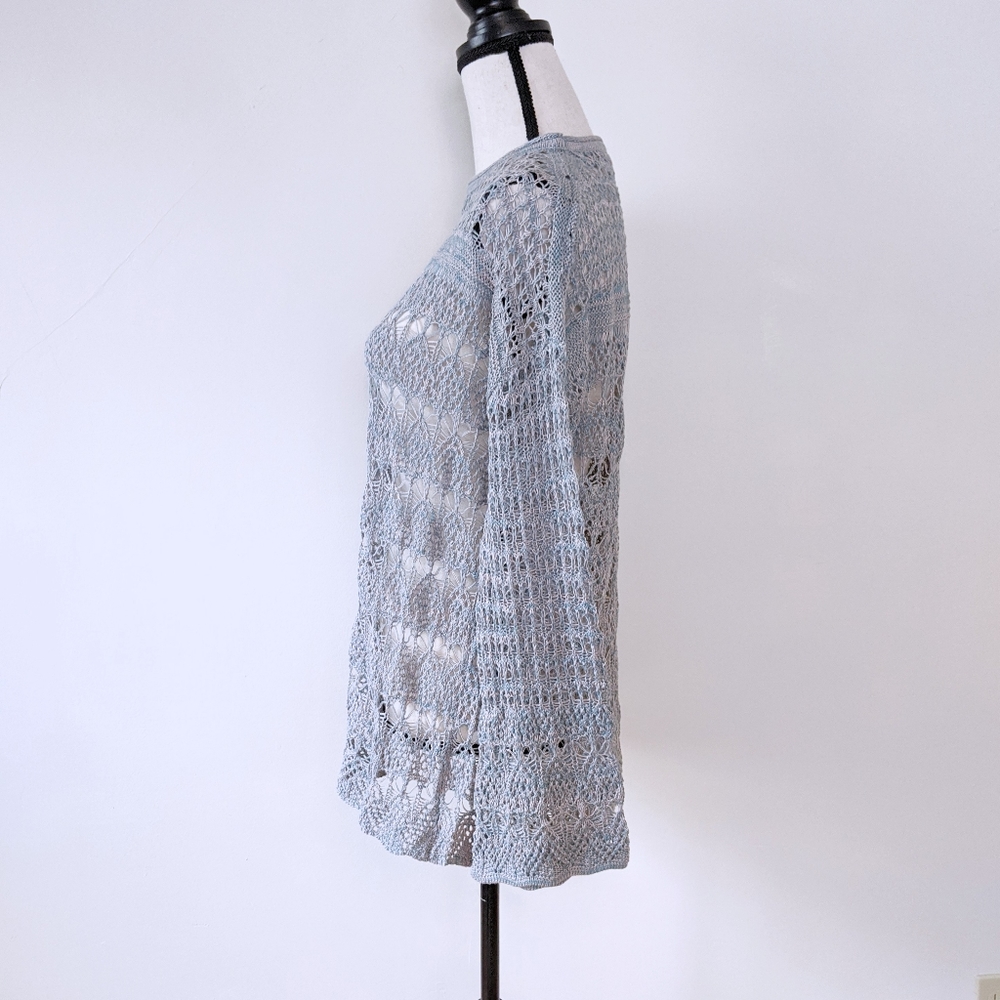 NWT 100% Cotton Sage Knit Sweater - Picture 4 of 7